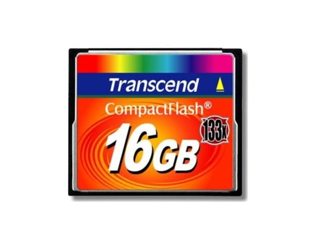 Карта памяти CompactFlash  16GB Transcend 133X (TS16GCF133)