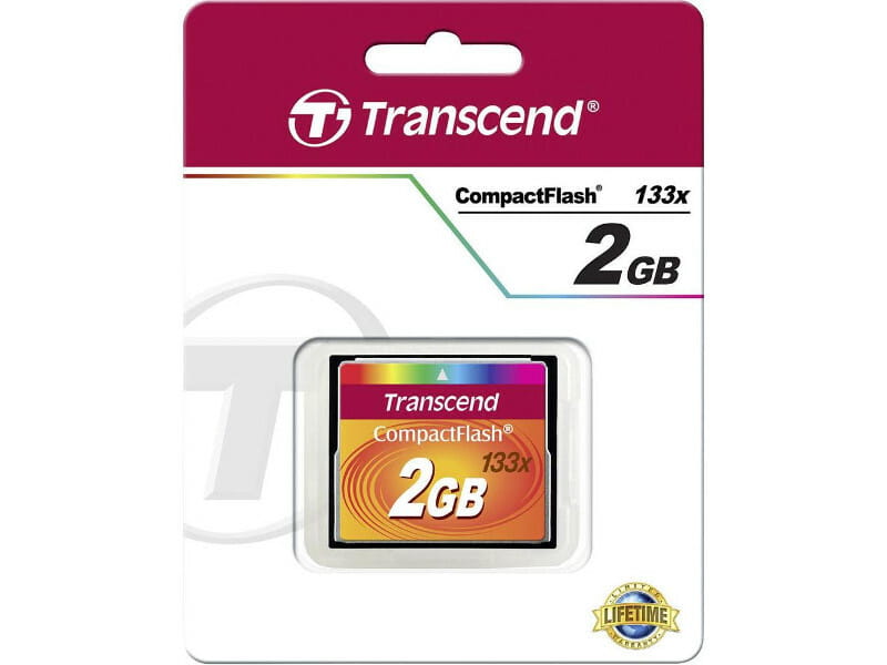 Карта памяти CompactFlash   2GB Transcend 133X (TS2GCF133)