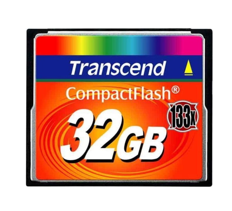 Карта памяти CompactFlash  32GB Transcend 133X (TS32GCF133)