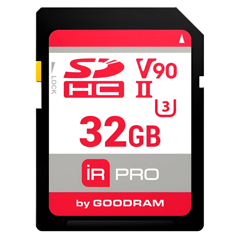 Карта памяти SDHC 32GB UHS-II/U3 Goodram IRDM PRO R280/W240MB/s (IRP-S9B0-0320R11)