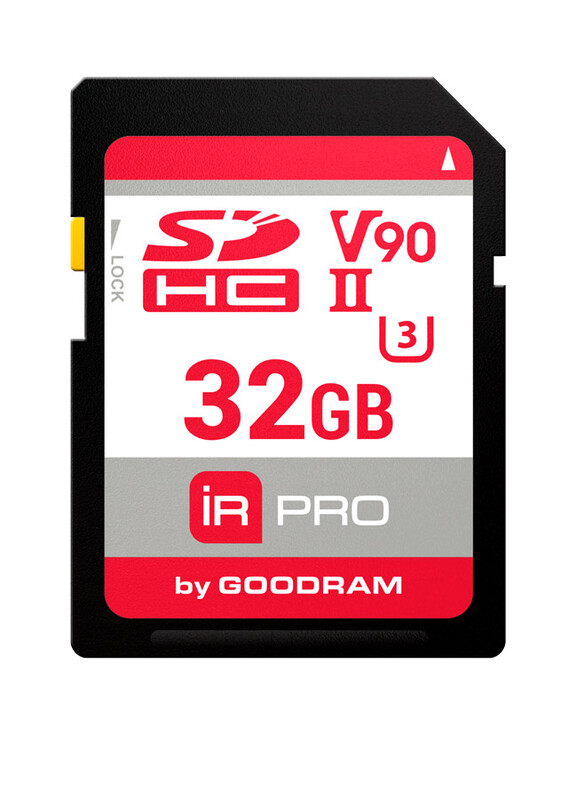 Карта памяти SDHC  32GB UHS-II/U3 GOODRAM IRDM PRO R280/W240MB/s (IRP-S9B0-0320R11)