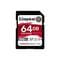 Фото - Карта памяти SDHC  64GB UHS-II/U3 Class 10 Kingston Canvas React Plus SD R300/W260MB/s (SDR2/64GB) | click.ua