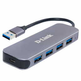 Концентратор USB3.0 D-Link DUB-1340 Black 4хUSB3.0