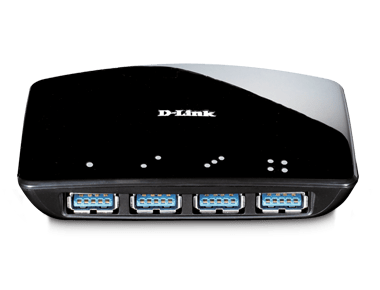 Концентратор USB3.0 D-Link DUB-1340 Black 4хUSB3.0