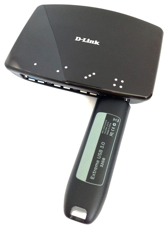 Концентратор USB3.0 D-Link DUB-1340 Black 4хUSB3.0