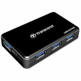 Концентратор USB3.0 Transcend TS-HUB3K Black 4хUSB3.0