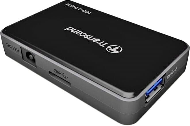 Концентратор USB3.0 Transcend TS-HUB3K Black 4хUSB3.0