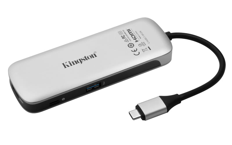 Кардридер USB3.1 Type-C Kingston Nucleum White (C-HUBC1-SR-EN)