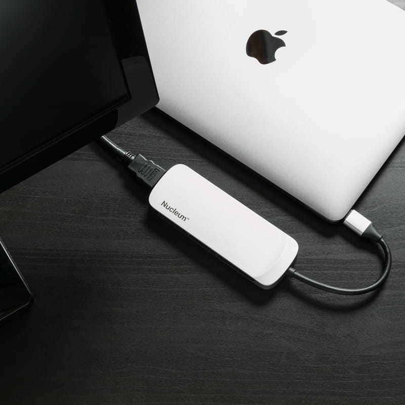 Кардридер USB3.1 Type-C Kingston Nucleum White (C-HUBC1-SR-EN)