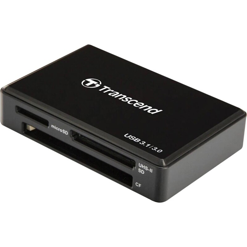 Кардридер Transcend TS-RDC8K2 Black USB3.1 Type-C-SD/microSD/CF/MS