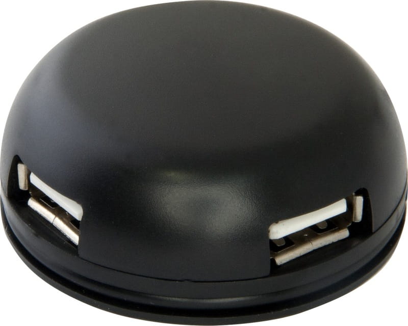 Концентратор USB2.0 Defender Quadro Light 4хUSB2.0 Black (83201)