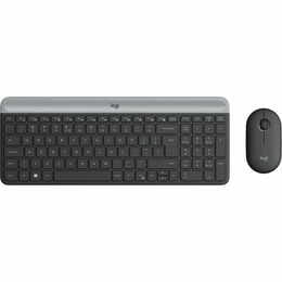 Комплект (клавіатура, миша) бездротовий Logitech MK470 Graphite (920-009204)
