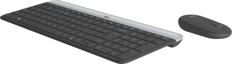 Комплект (клавиатура, мышь) беспроводной Logitech MK470 Graphite (920-009204)