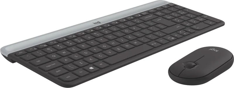 Комплект (клавиатура, мышь) беспроводной Logitech MK470 Graphite (920-009204)