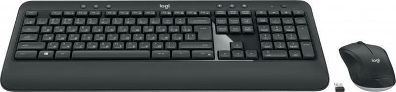 Комплект (клавіатура, миша) бездротовий Logitech MK540 Black (920-008685)