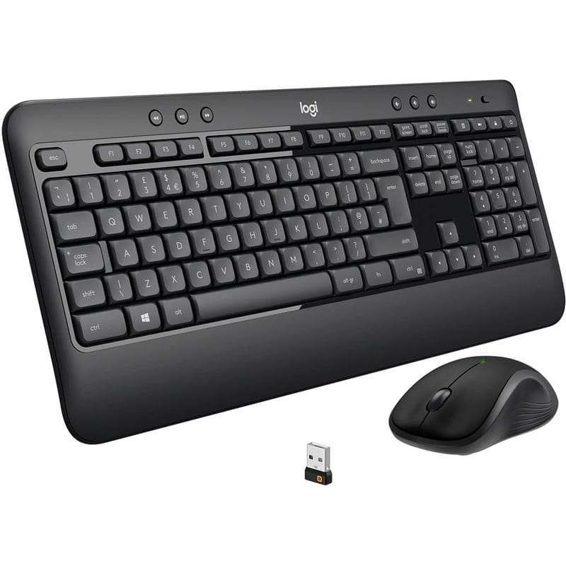 Комплект (клавіатура, миша) бездротовий Logitech MK540 Black (920-008685)