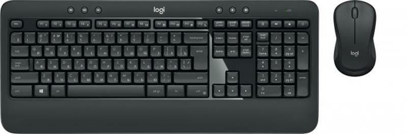 Комплект (клавиатура, мышь) беспроводной Logitech MK540 Black USB (920-008685)