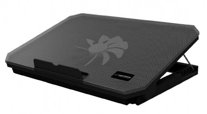 Охлаждающая подставка для ноутбука Esperanza EA141 Samum Black