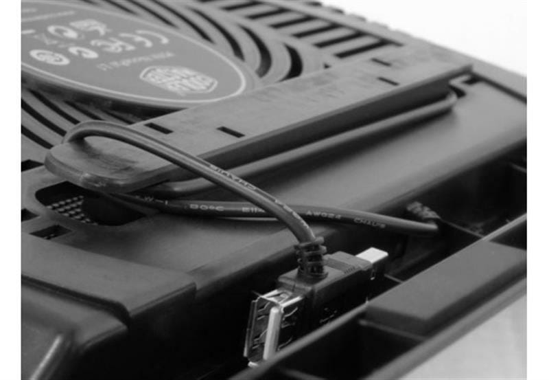 Охолоджуюча пiдставка для ноутбука CoolerMaster Notepal L1 Black (R9-NBC-NPL1-GP)