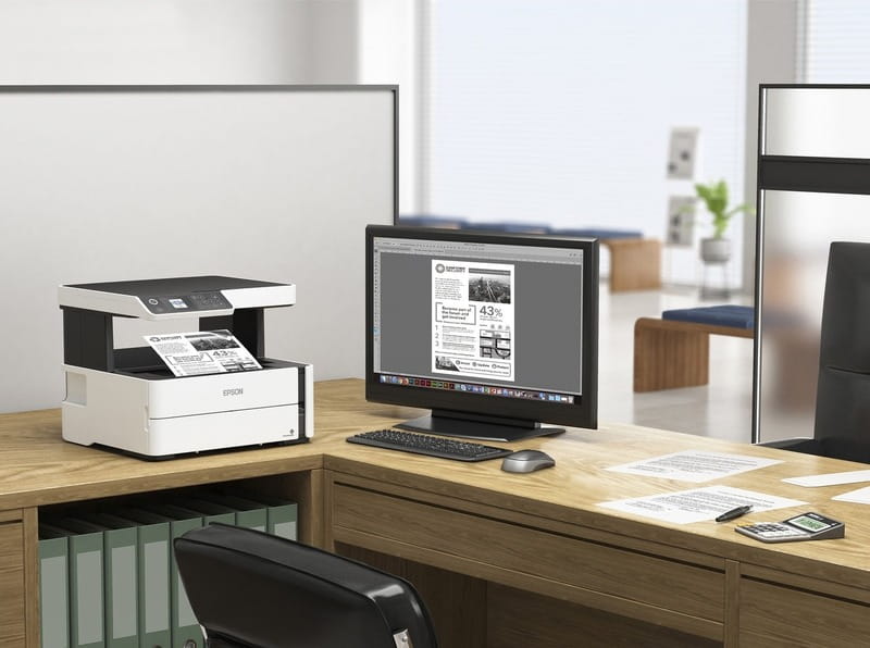 МФУ А4 Epson M2170 Фабрика печати c WI-FI (C11CH43404)