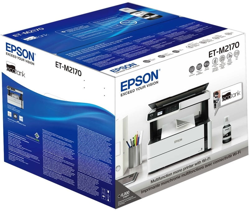 МФУ А4 Epson M2170 Фабрика печати c WI-FI (C11CH43404)