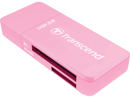 Кардридер Transcend (TS-RDF5R) розовый USB