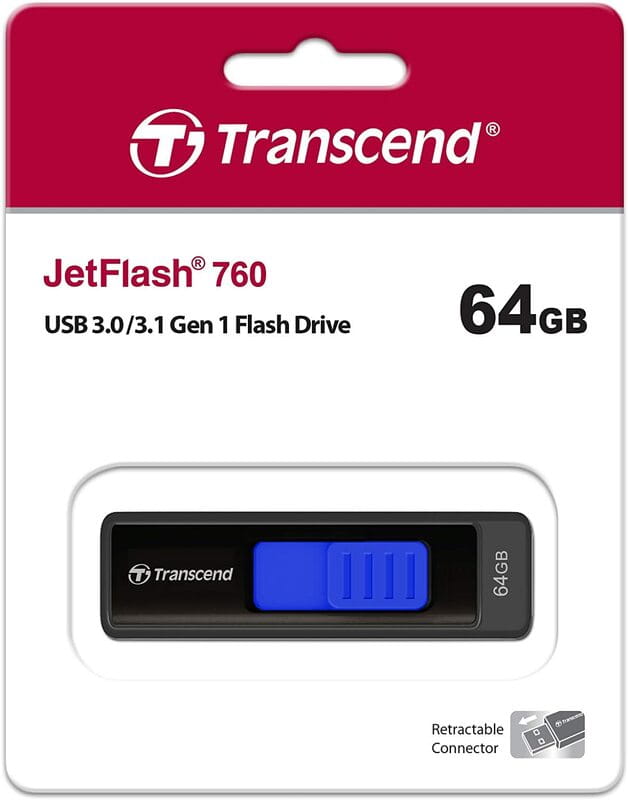 Флеш-накопитель USB3.1 64GB Transcend JetFlash 760 (TS64GJF760)