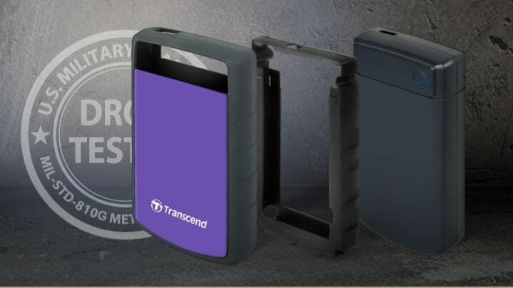 Внешний жесткий диск 2.5" USB 1.0TB Transcend StoreJet 25H3 (TS1TSJ25H3P)