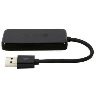 Концентратор USB3.0 Transcend HUB2 (TS-HUB2K) Black 4хUSB3.0