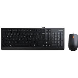 Комплект (клавіатура, мишка) бездротовий Lenovo Essential Wired Combo Black (4X30L79912) USB