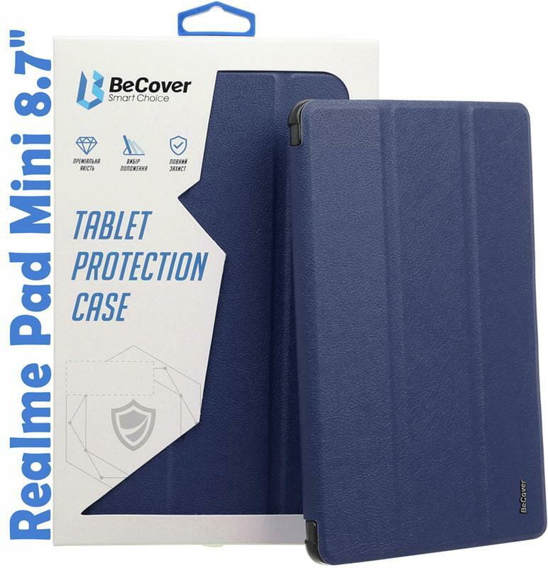Чохол-книжка BeCover Smart для Realme Pad Mini 8.7" Deep Blue (708258)