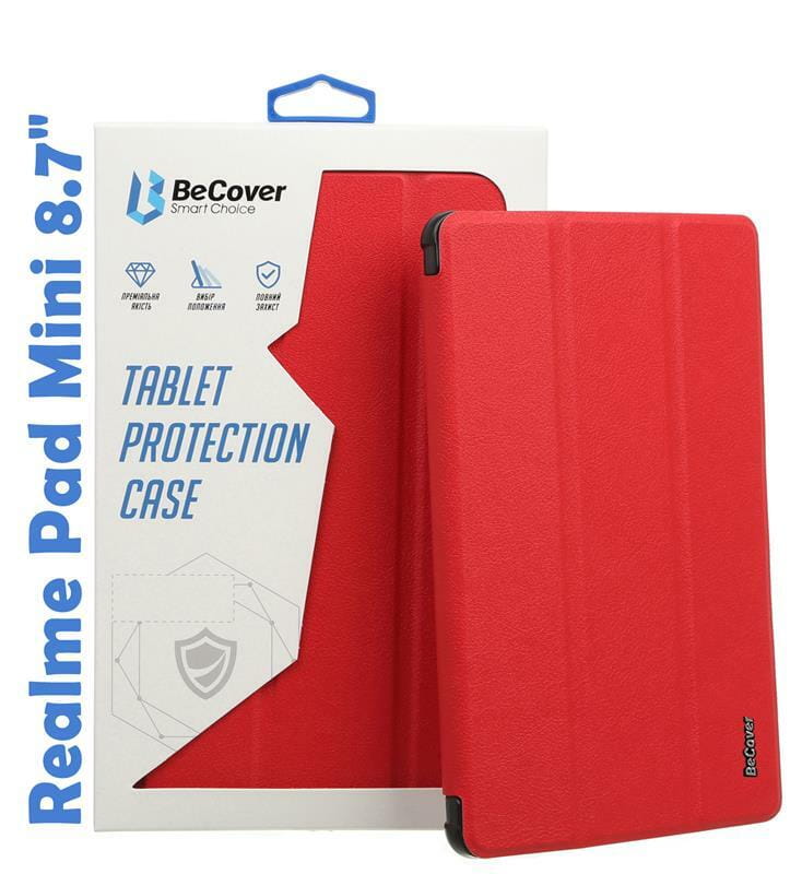 Чехол-книжка BeCover Smart для Realme Pad Mini 8.7" Red (708260)