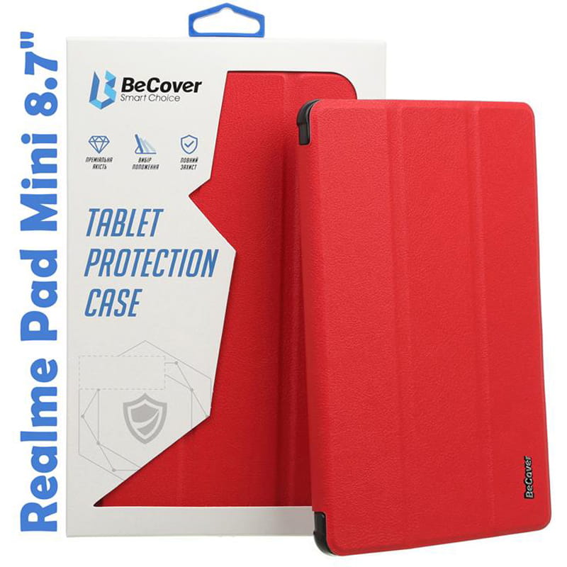 Чехол-книжка BeCover Smart для Realme Pad Mini 8.7" Red (708260)