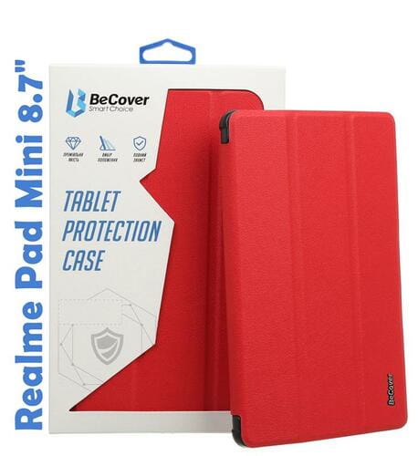 Фото - Чехол Becover Чохол-книжка  Smart для Realme Pad Mini 8.7" Red  708260 (708260)