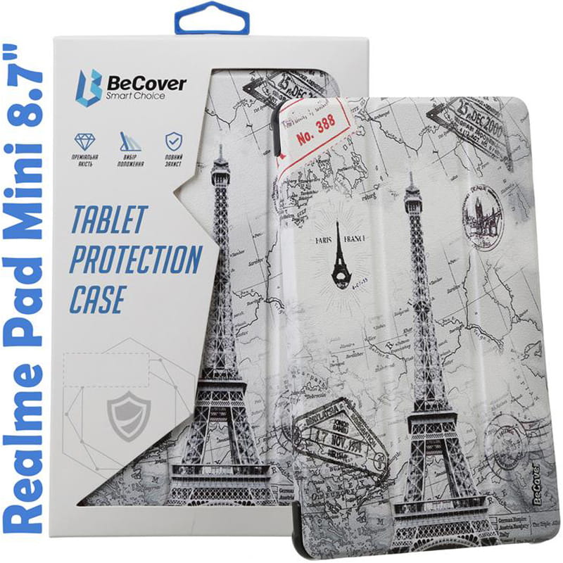 Чехол-книжка BeCover Smart для Realme Pad Mini 8.7" Paris (708263)