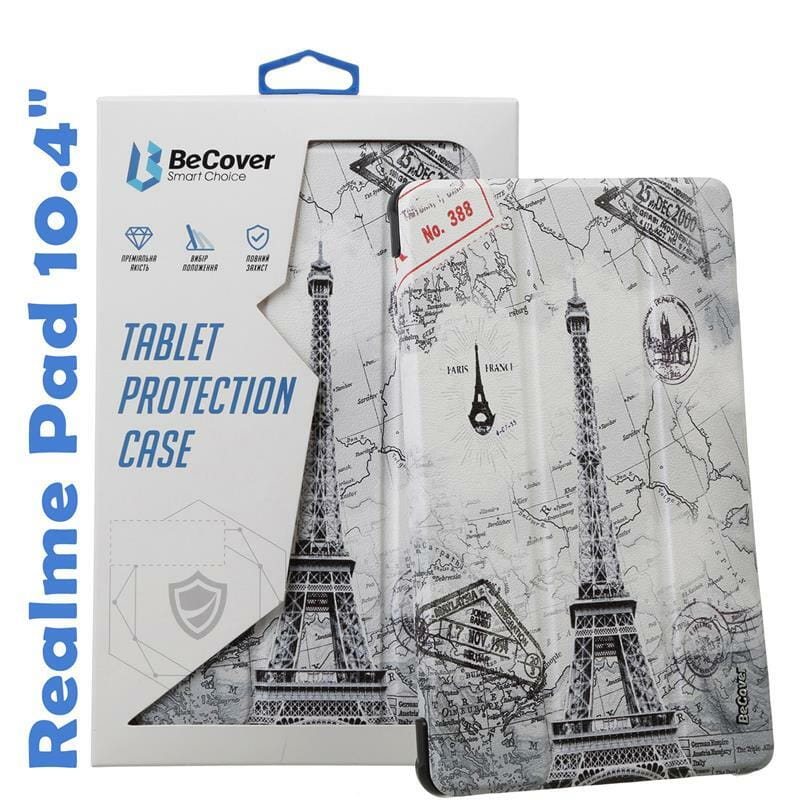 Чехол-книжка BeCover Smart для Realme Pad 10.4" Paris (708276)