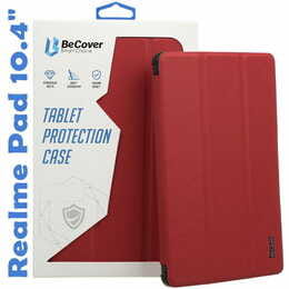 Чехол-книжка BeCover Smart для Realme Pad 10.4" Red Wine (708269)