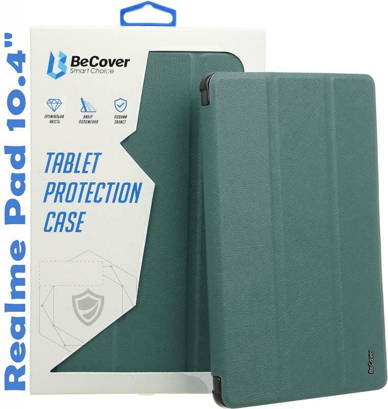 Чехол-книжка BeCover Smart для Realme Pad 10.4" Dark Green (708266)