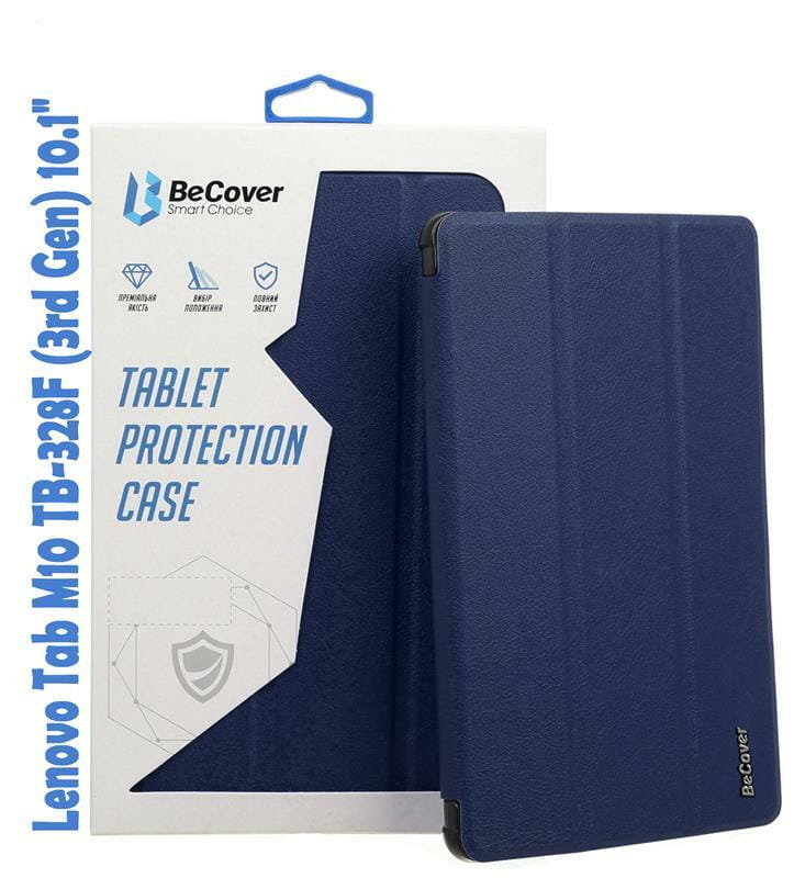 Чехол-книжка BeCover Smart для Lenovo Tab M10 TB-328F (3rd Gen) 10.1" Deep Blue (708282)