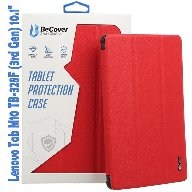Чохол-книжка BeCover Smart для Lenovo Tab M10 TB-328F (3rd Gen) 10.1" Red (708286)