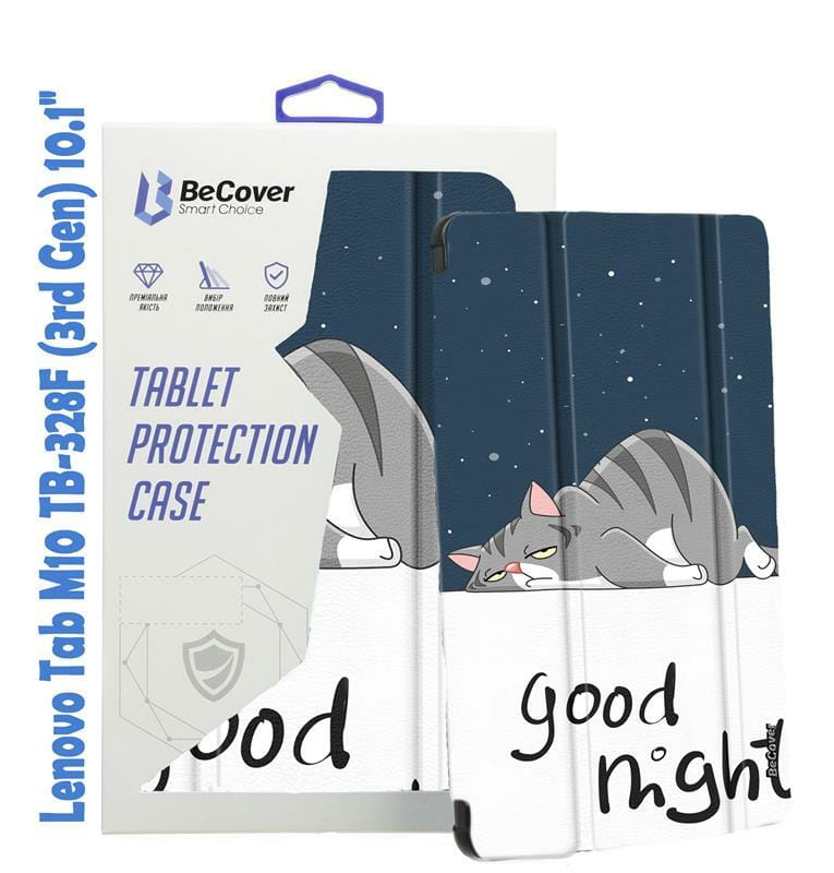 Чехол-книжка BeCover Smart для Lenovo Tab M10 TB-328F (3rd Gen) 10.1" Good Night (708289)