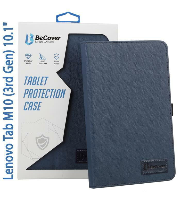 Чехол-книжка BeCover Slimbook для Lenovo Tab M10 TB-328F (3rd Gen) 10.1" Deep Blue (708340)