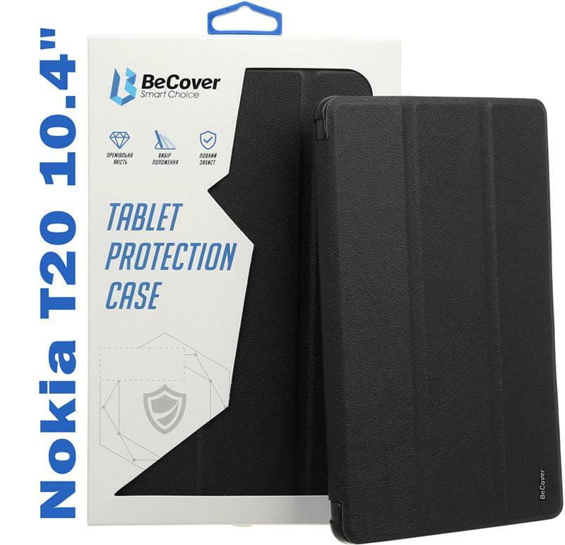 Чохол-книжка BeCover Smart для Nokia T20 10.4" Black (708041)