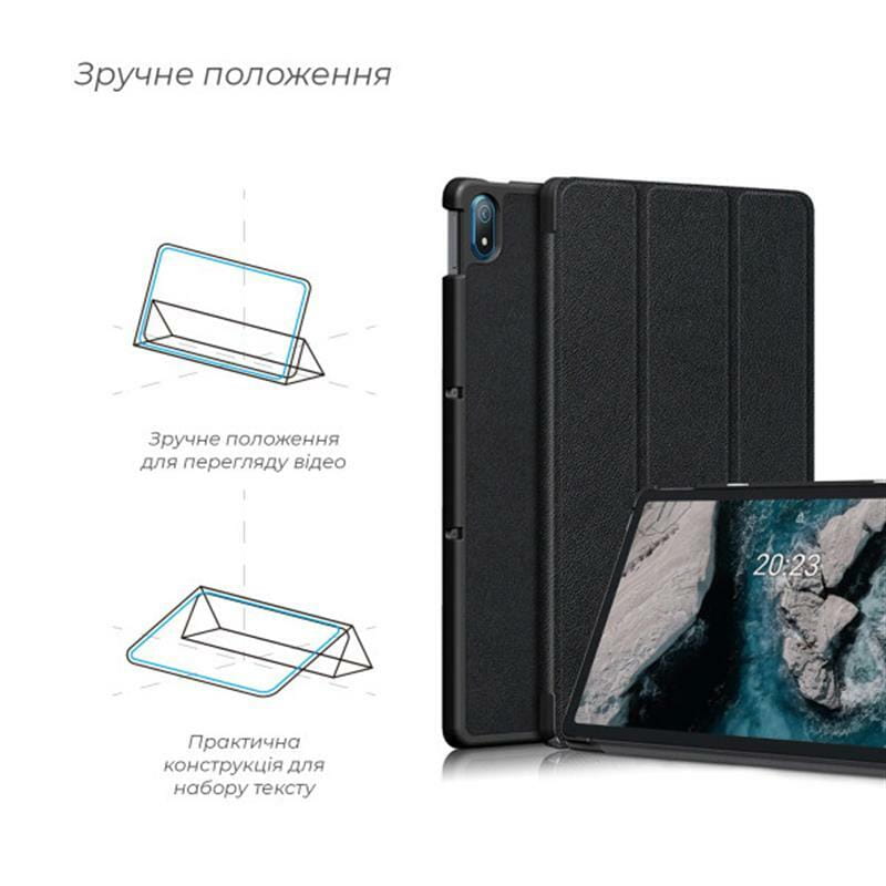 Чехол-книжка BeCover Smart для Nokia T20 10.4" Black (708041)