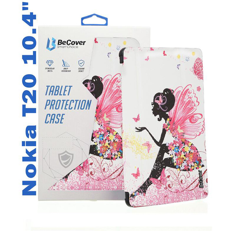 Чехол-книжка BeCover Smart для Nokia T20 10.4" Fairy (708055)