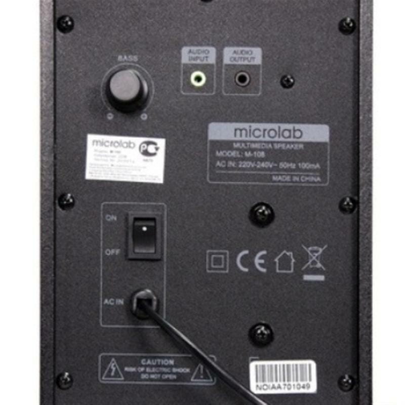 Акустична система Microlab M108 Black