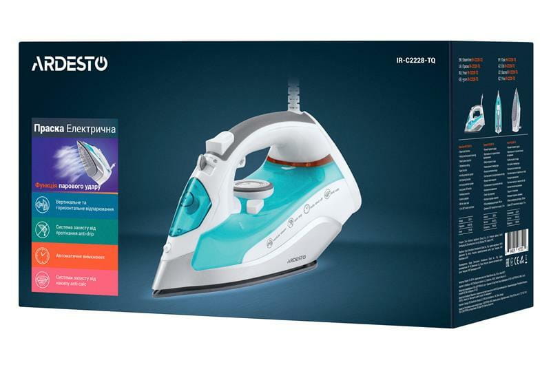 Утюг Ardesto IR-C2228-TQ