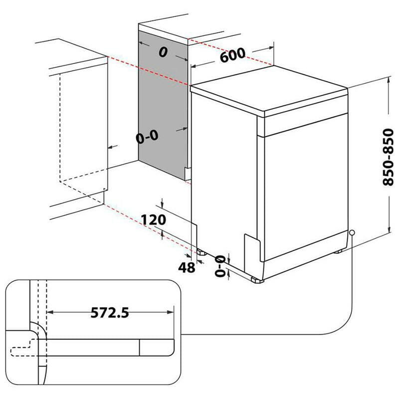Посудомийна машина Whirlpool WFE2B19X