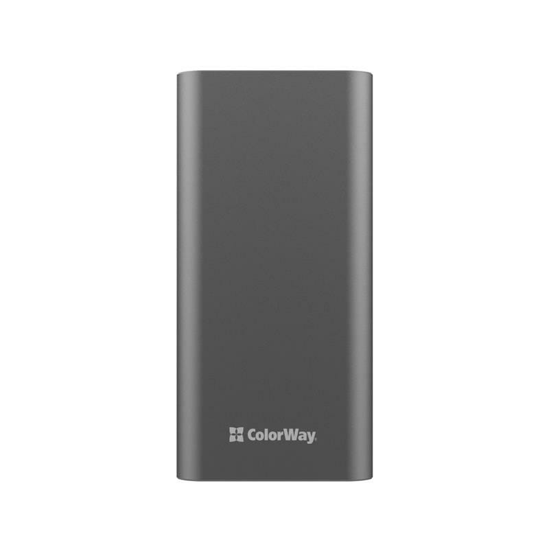 Универсальная мобильная батарея ColorWay 20000mAh Gray (CW-PB200LPH3GR-PDD)