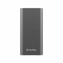 Універсальна мобільна батарея ColorWay 20000mAh Gray (CW-PB200LPH3GR-PDD)